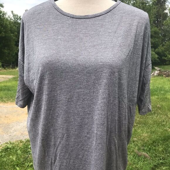 LuLaRoe XXS Heather Gray Irma - Picture 1 of 6
